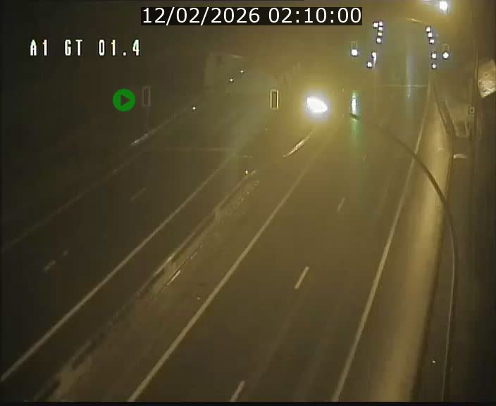 Traffic live webcam Luxembourg Hesperange - A1 direction Kirchberg - BK 1.4