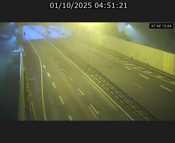 Caméra trafic Luxembourg - A7, Tunnel Mersch, entrée sud, direction Ettelbruck