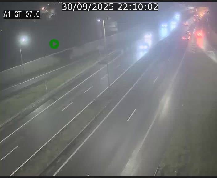 Traffic live webcam Luxembourg Cents - A1 direction Kirchberg - BK 7