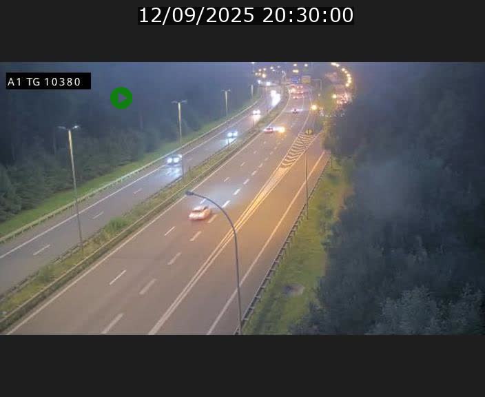 Traffic live webcam Luxembourg Senningerberg - A1 direction Luxembourg Kirchberg - BK 10.3