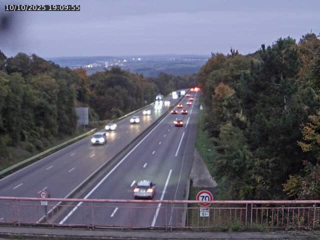Caméra autoroute France - A33, Houdemont direction Lunéville