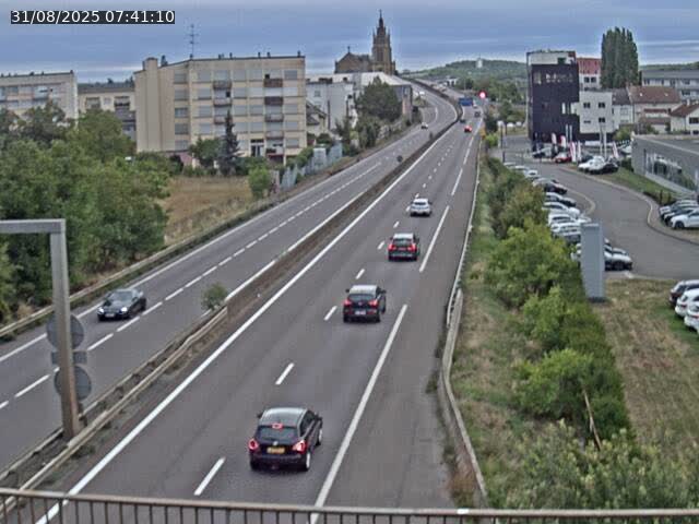 Caméra autoroute France - A31, Thionville direction Metz