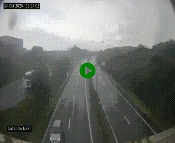 Webcam située à la Rochelle, à la fin de la N237 avant l'accès au péage du Pont de l'Île-de-Ré