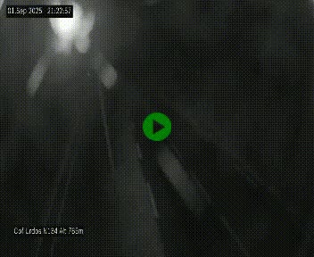 Webcam dans les Pyrénées Atlantique au niveau du col d'Urdos et du fort du Pourtalet sur la N134, en direction du Col et du tunnel du Somport, à 765 mètres d'altitude
