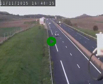 Caméra autoroute A75 à hauteur de Le Crest, en direction de Montpellier