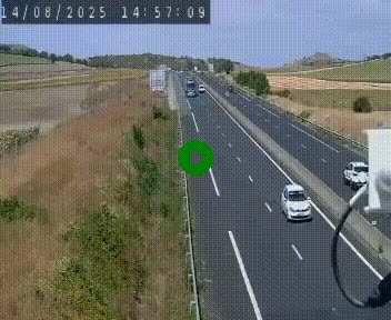Caméra autoroute A75 à hauteur de Le Crest, en direction de Montpellier