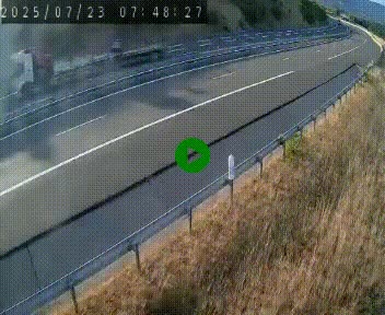 Caméra autoroutière France - A75, Engayresque, entre Millau et Séverac-le-Chateau, en direction de Montpellier