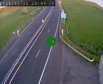Caméra autoroute A75 à hauteur du col de la Fageole en direction de Clermont-Ferrand