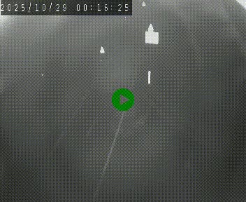 Caméra autoroute A75 à hauteur du col de la Fageole en direction de Clermont-Ferrand