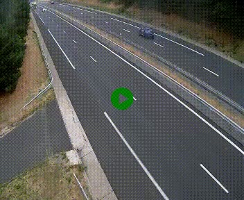 Caméra autoroute A75 à hauteur du col des Issartets en direction de Montpellier