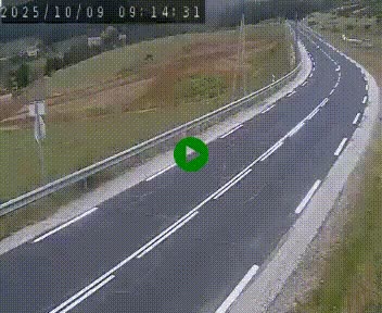Webcam routière au niveau du col de la Chavade en Ardèche, sur la N102 à 1266 mètres d'altitude