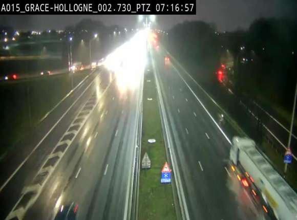 Caméra trafic Belgique - Grâce-Hollogne - E42, jonction avec A604, direction Loncin/Aéroport de Liège - BK 3.2