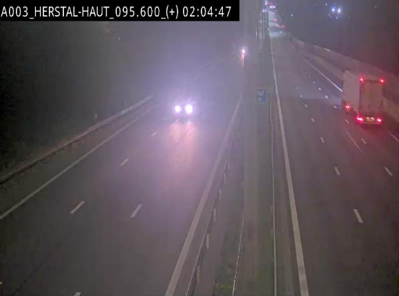 Webcam autoroute Belgique - Herstal - E40 direction Aix-la-Chapelle - BK 97