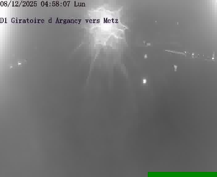 Webcam installée le long de D1 (France) à Argancy, pointée vers Metz, utile pour suivre précisément les conditions de trafic.