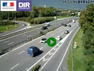 Webcam sur la Nationale 201 à hauteur de la sortie Chambéry-Nord, avant à la jonction entre l'A41 et l'A43, en direction de Lyon