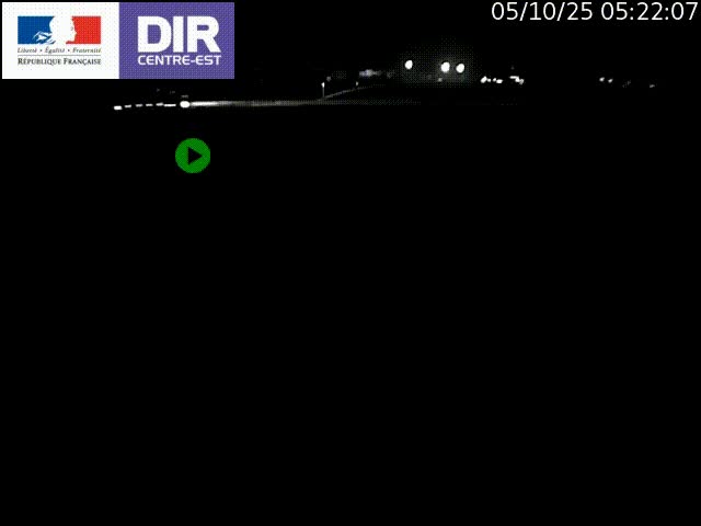 Webcam sur le contournement de Valence, sur la Nationale 7, caméra orientée vers Lyon