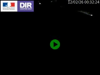 Webcam traffic à Grenoble-sud sur l'autoroute A480. Vue orientée vers l'entrée et la sortie de Grenoble