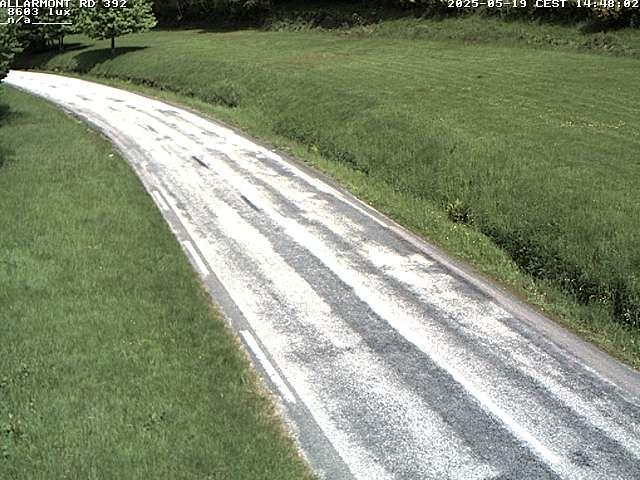 Webcam à Allarmont dans les Vosges, sur la RD392