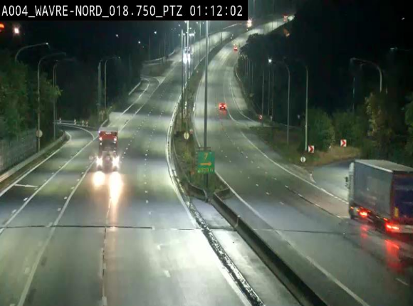 Webcam traffic E411(A4) - BK 18.7 - Bierges (Wavre Nord)