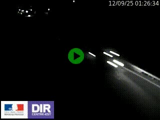 Webcam routière à Saint-Etienne-Terrenoire sur la RN88 avant la jonction entre l'A72 et le Boulevard Périphérique de Saint-Etienne