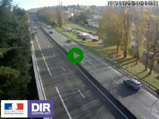 Webcam routière à Le Chambon-Feugerolles sur la RN88 entre Firminy et Saint-Etienne