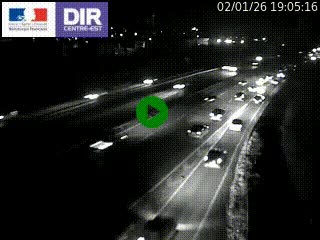 Caméra routière à hauteur de la sortie 15 Chambéry-centre au PK 4,103 en direction d'Albertville