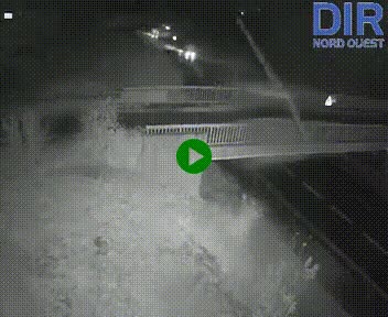 Webcam sur A84 à hauteur de Pont-Farcy, au niveau du pont autoroutier sur la Vire, au sud de Saint-Lô