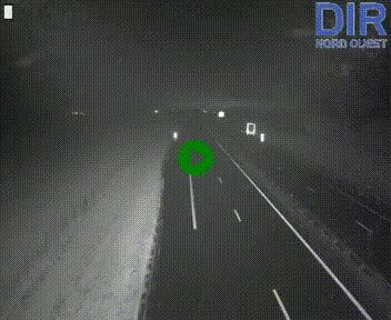 Webcam sur A84 à hauteur de l'échangeur de Poilley avec la N175, au sud d'Avranches