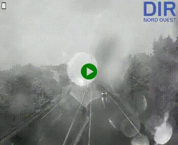 Webcam sur le périphérique de Caen (N814) à l'est de la ville, à Mondeville hauteur de la sortie 2, Presqu'île-Rives de l'Orne, au bout de l'autoroute A13