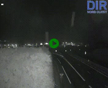 Webcam au début de l'A84 sur le périphérique Ouest de Caen (N814) à hauteur de la sortie 9, Porte de Bretagne
