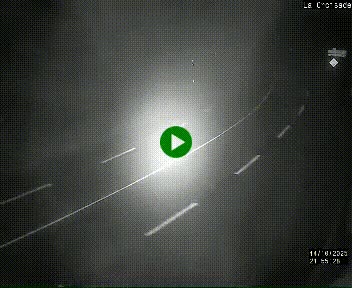 Webcam au carrefour de la croisade, à la jonction entre la N22 et la N320, avant le poste de douane franco-andorrane. Webcam à 1790 mètres d'altitude