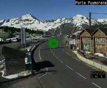 Webcam Col du Puymorens sur N320, en direction de Pas de la Casa (Andorre)