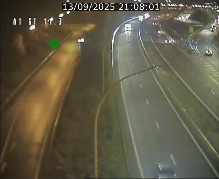 Traffic live webcam Luxembourg Senningerberg - A1 direction Allemagne - BK 11.3