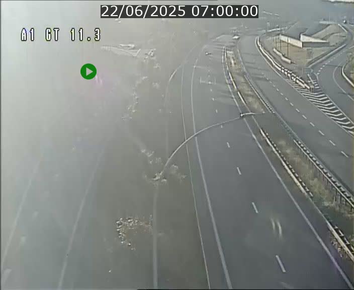 Traffic live webcam Luxembourg Senningerberg - A1 direction Allemagne - BK 11.3