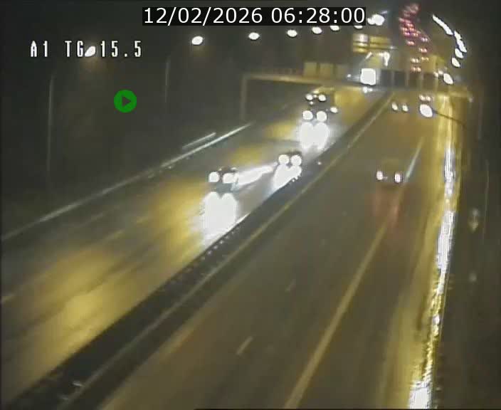 Traffic live webcam Luxembourg Munsbach - A1 direction Luxembourg - BK 15.5