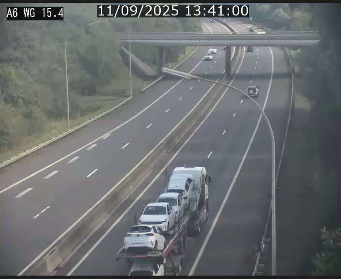 Traffic live webcam Luxembourg Capellen - A6 - BK 15.4 - direction Luxembourg/France/Allemagne