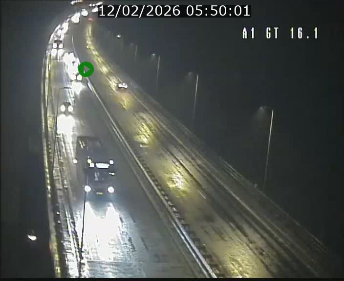 Traffic live webcam Luxembourg Niederanven - A1 direction Allemagne - BK 16.1