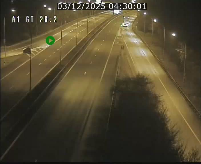 Traffic live webcam Luxembourg Grevenmacher - A1 direction Allemagne - BK 26.2