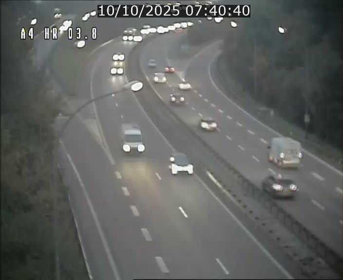 Webcam traffic A4 Luxembourg - BK 3.8 - Leudelange (direction Esch sur Alzette)
