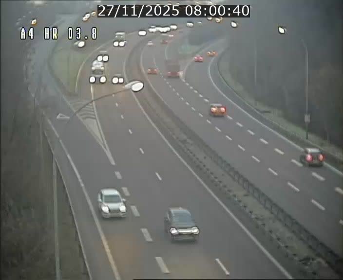 Webcam traffic A4 Luxembourg - BK 3.8 - Leudelange (direction Esch sur Alzette)