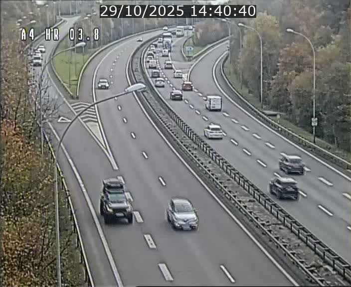 Webcam traffic A4 Luxembourg - BK 3.8 - Leudelange (direction Esch sur Alzette)