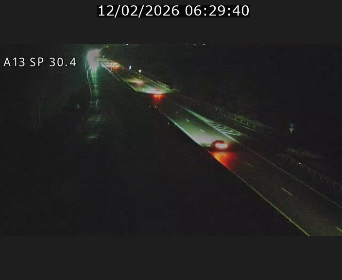 Traffic live webcam Luxembourg Altwies - A13 direction Luxembourg-ville - BK 30.4