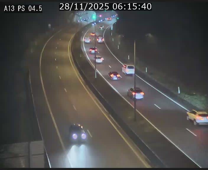 Traffic live webcam Luxembourg Differdange - A13 direction Esch-sur-Alzette - BK 4.5