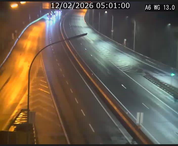 Traffic live webcam Luxembourg Mamer - A6 - BK 13 - direction Luxembourg/France/Allemagne