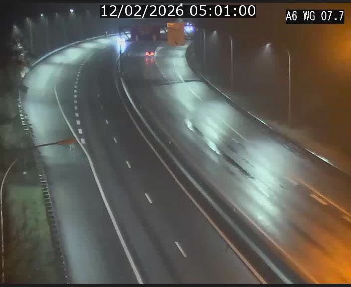 Traffic live webcam Luxembourg - Bridel - A6 - BK 7.7 - direction Belgique