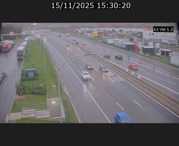 Traffic live webcam Luxembourg Aire de Berchem - A3 - BK 5 - direction France