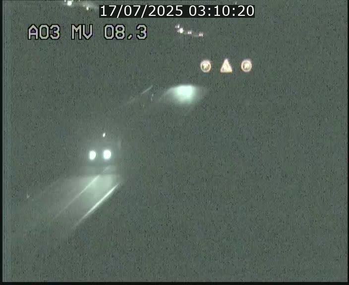 Webcam Autoroute après la Croix de Bettembourg en direction de Luxembourg sur l'A3