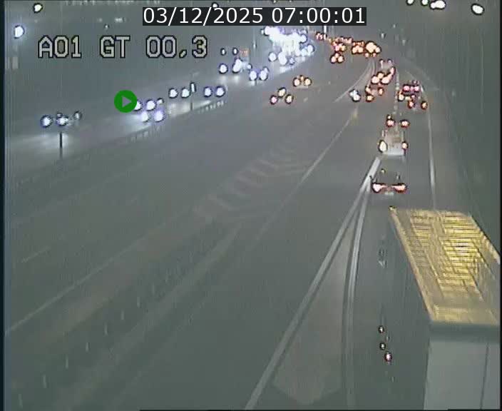 Traffic live webcam Luxembourg Croix de Gasperich - A1 direction Kirchberg - BK 0.3