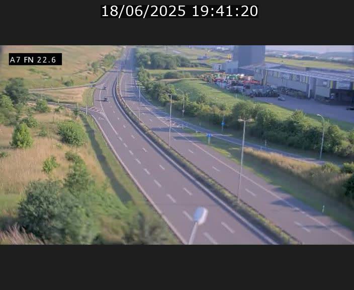 Caméra trafic Luxembourg - A7, Colmar-berg direction Mersch