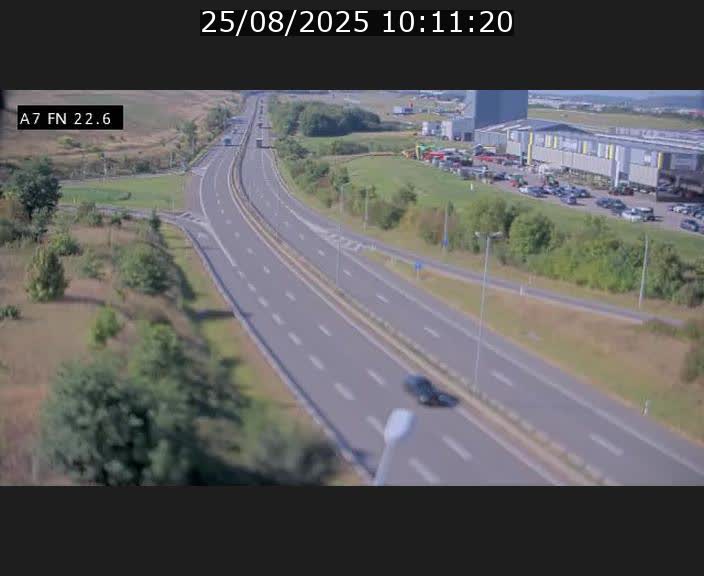 Caméra trafic Luxembourg - A7, Colmar-berg direction Mersch